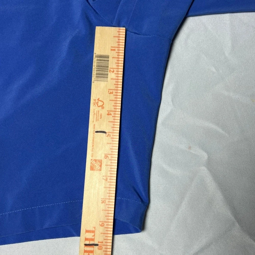 Callaway Mens Golf Shorts Blue Size 36 Performance Stretch Flat Front Activewear